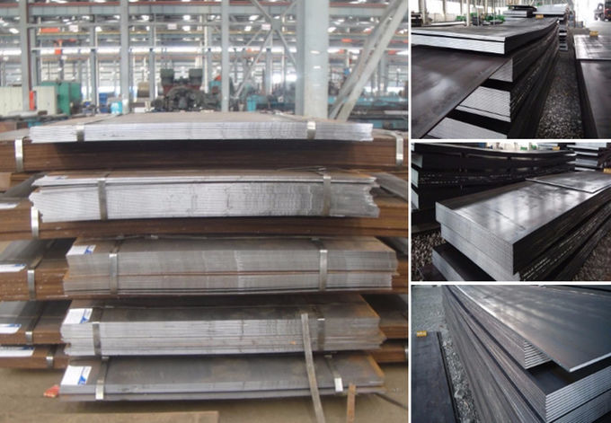 Placa de acero en frío caliente del impermeable ASTM A242 A588 Corten de la hoja de acero del material de construcción