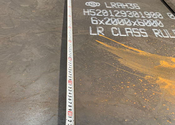 Placa LR AH36 del acero de alta resistencia a la tracción de Marine Grade Metal Hot Rolled