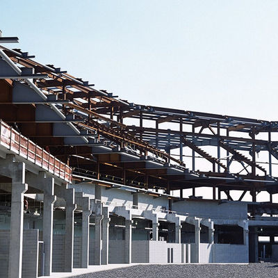 Edificio prefabricado de Warehouse del acero del palmo grande del marco de la sección de H