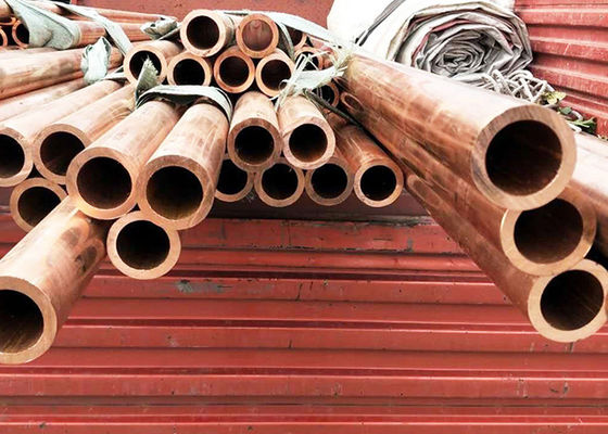 Tubo del tubo del cobre del diámetro de C11000 25.4m m para la crepe del agua