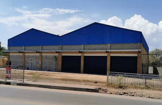 Construcción de acero Warehouse del almacenamiento Q345 de la granja