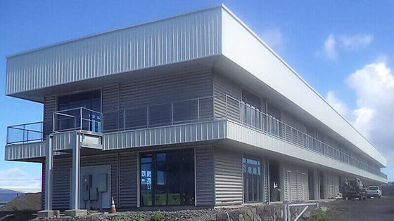 Warehouse/el panel de bocadillo de la fibra de vidrio del edificio de la estructura de acero del Odm del hangar