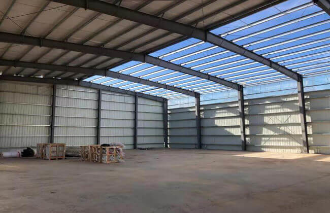 Edificio de acero estructural Q235 Q345 H, C, fabricación de acero de ASTM A36 A992 de la estructura de acero de la sección de Z para Warehouse/el edificio Warehouse del Taller-metal en América