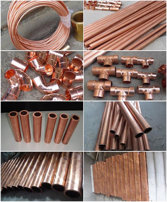productos relacionados - tubo del tubo del cobre del aire acondicionado de la fractura de la bobina de la crepe de la pieza de la refrigeración, tubo a granel del cobre de la CA