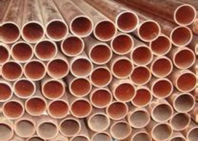 Tubo del tubo del cobre del diámetro del tubo 25.4m m del cobre del diámetro grande C11000 para la crepe del agua