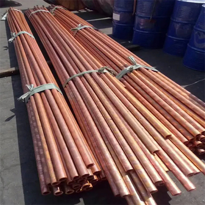 Diámetro del tubo 25m m del tubo del cobre de Astm C12200 5 pulgadas para la industria de la refrigeración
