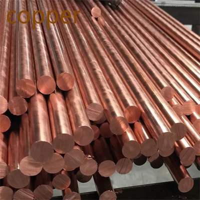 Rojo sólido de la resistencia a la corrosión de Rod de cobre de la pureza C27400 de Astm el 99,99%