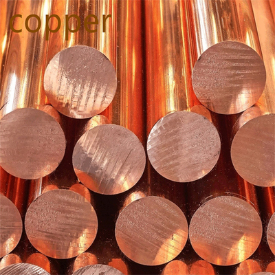 Rojo sólido de la resistencia a la corrosión de Rod de cobre de la pureza C27400 de Astm el 99,99%