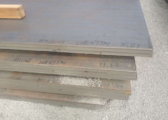 Placa de acero laminada en caliente Ah32 cortado a la medida Ah36 de la construcción naval 8m m