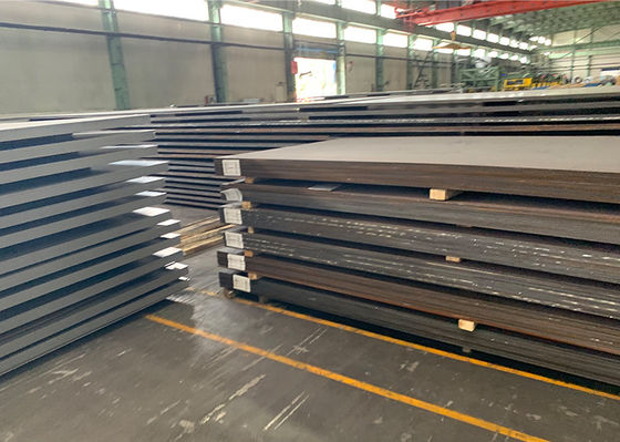 Placa de acero laminada en caliente del SGS P275nl1 de la fuerza de los altos, placa de acero gruesa de 10m m