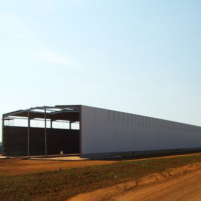 Edificio ligero de la estructura de acero de Warehouse del marco porta de Q345B, duradero