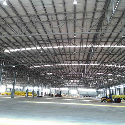 sistema del revestimiento de la construcción EPS de Warehouse del marco de acero de la longitud del 12m