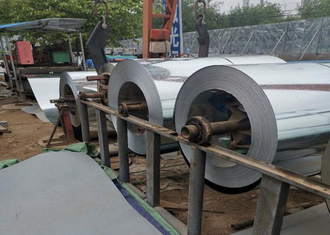 Tianjin Z40 Z60 laminó la bobina de acero galvanizada sumergida caliente para el material de construcción